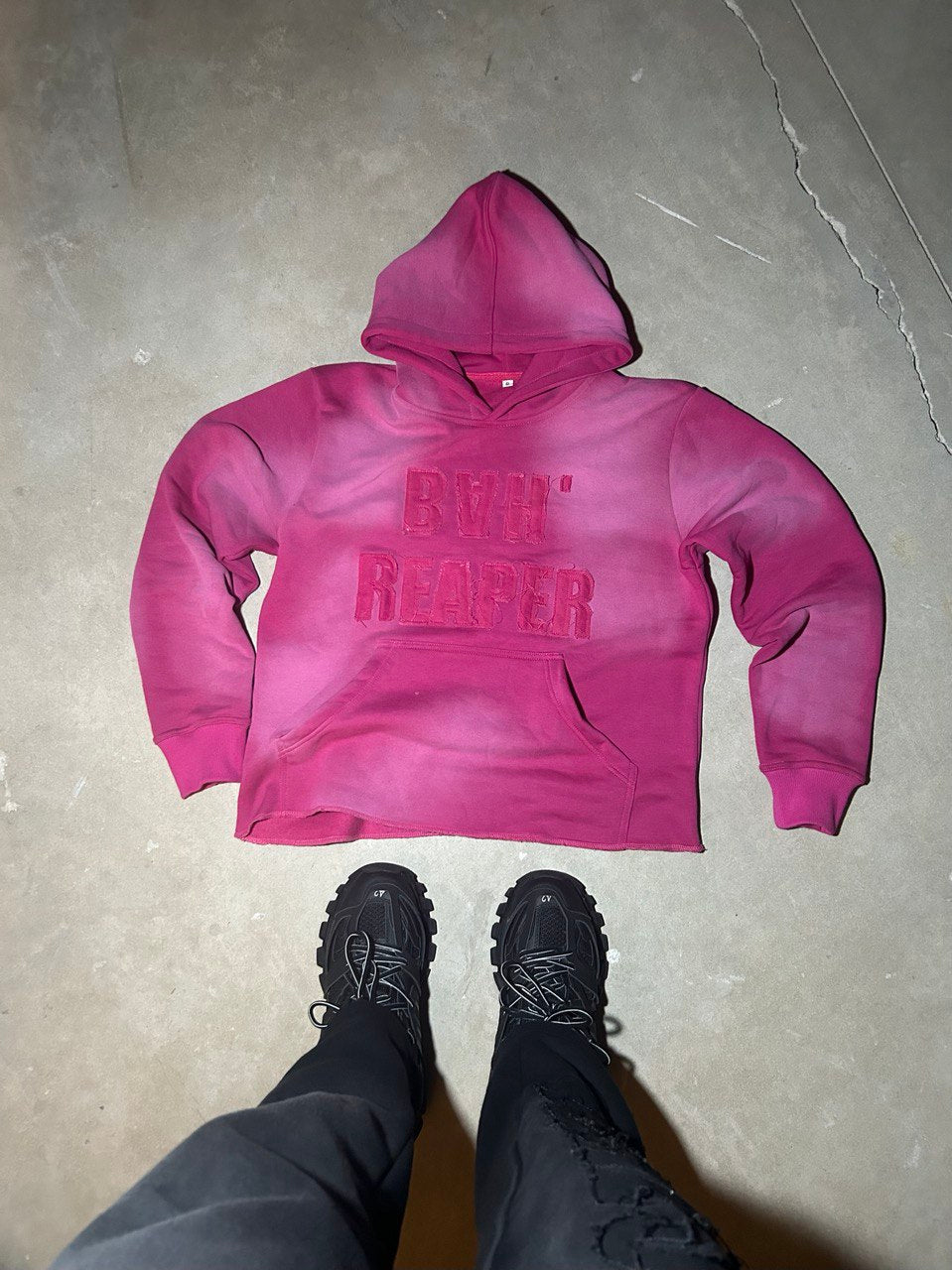 BLACK "BAH REAPER" HOODIE